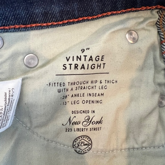 J.Crew 9" vintage straight jean in Bristol wash - Size 27 - Picture 6 of 6